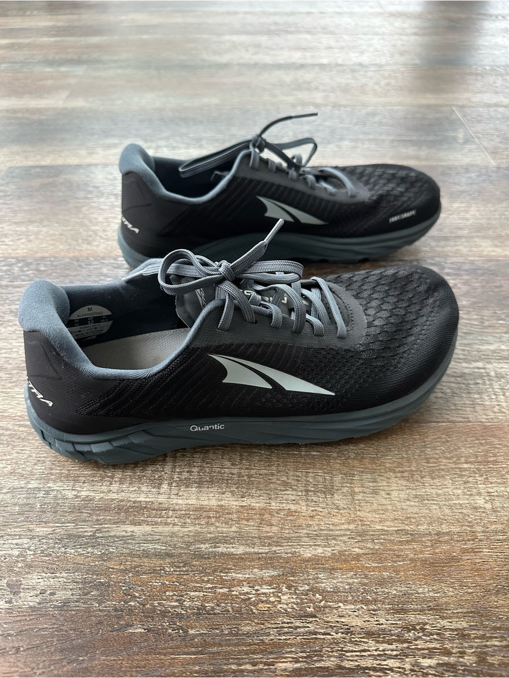 Altra Torin 4.5 Plush Men's Running Shoes Size 12 Black Foot Shape